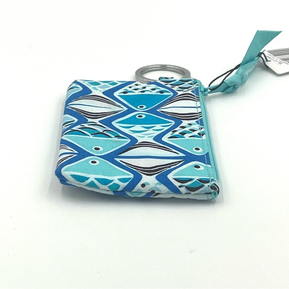 NWT Vera Bradley Go Fish Blue Zip ID Case - Picture 2 of 10